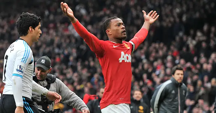 How Patrice Evra succeeded Gary Neville as Man Utd’s hated hero