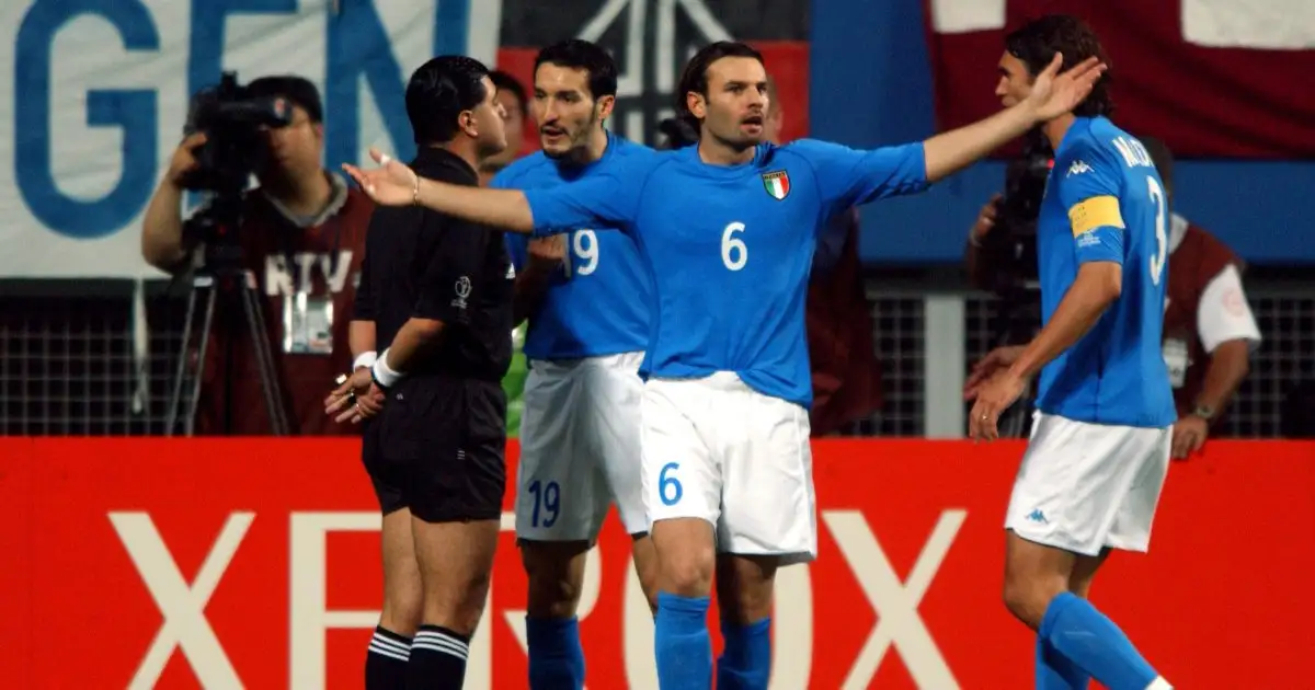 A forensic analysis of of every referee mistake in Italy v South Korea, 2002