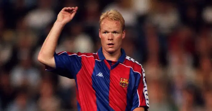 Barcelona's Ronald Koeman at the Camp Nou, Barcelona, 17 September 1994