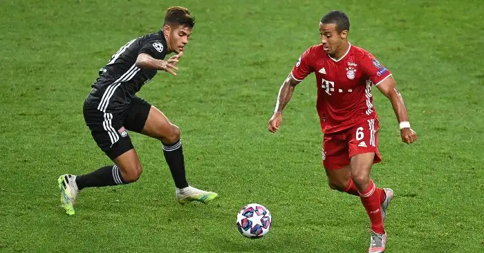 Thiago’s first touch is so good it’s like he’s playing a different sport to others