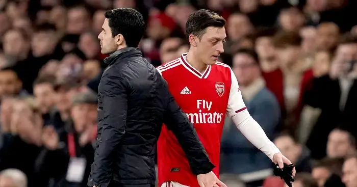 Comparing Arsenal’s record with and without Mesut Ozil since 2018-19
