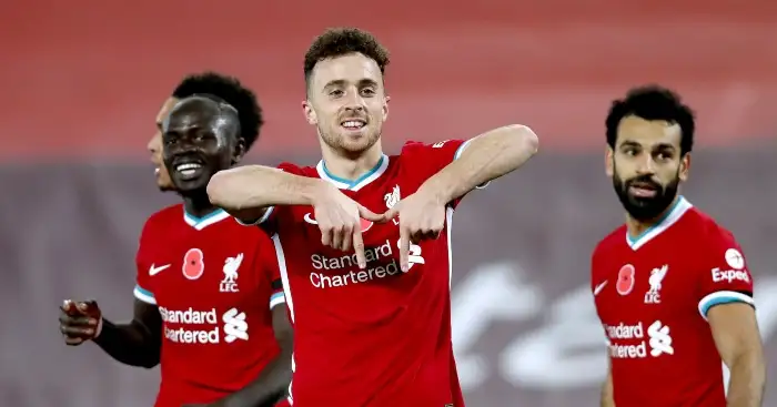 How Diogo Jota’s record after 10 games compares with Liverpool legends