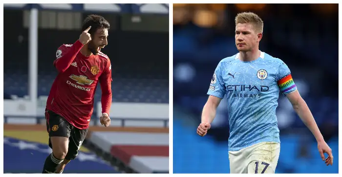 How Bruno Fernandes’ stats compare to De Bruyne’s since his Man Utd debut