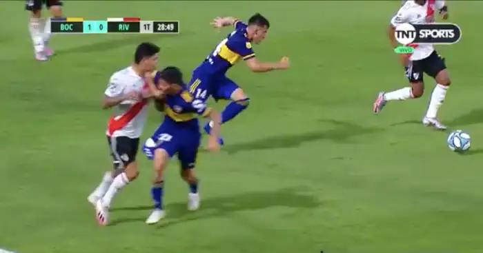 Boca vs River may have lacked fans, but it still set the standard for sh*thousery