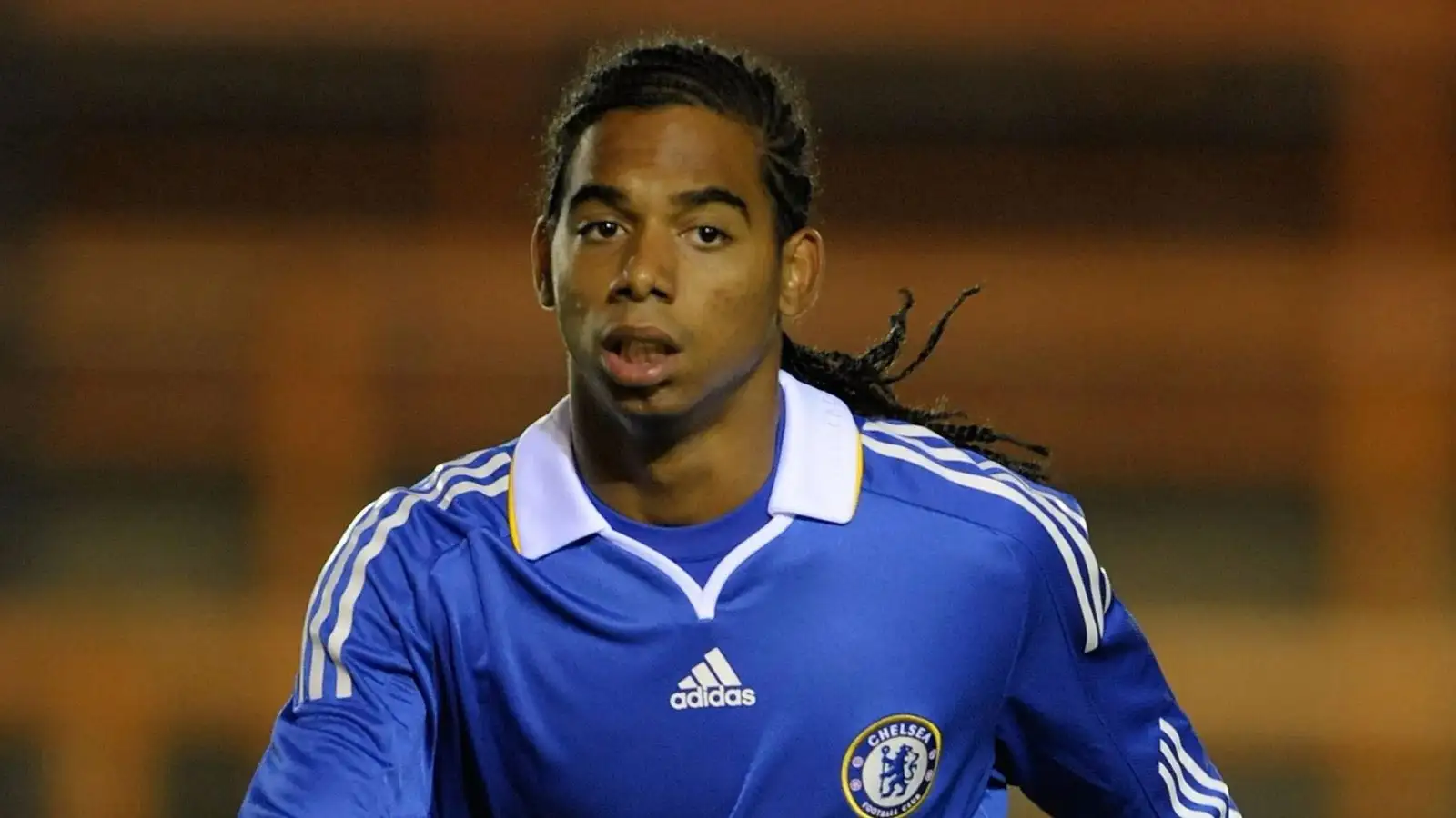 Fabio Paim playing for Chelsea reserves during his loan spell from Sporting. February 2008.