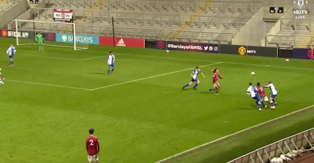 Watch: Man Utd U23s Amad Diallo and Hannibal Mejbri toy with defenders