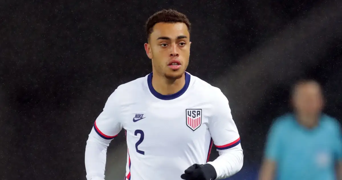 Watch: Barca defender Sergino Dest scores his first USA goal after mazy run