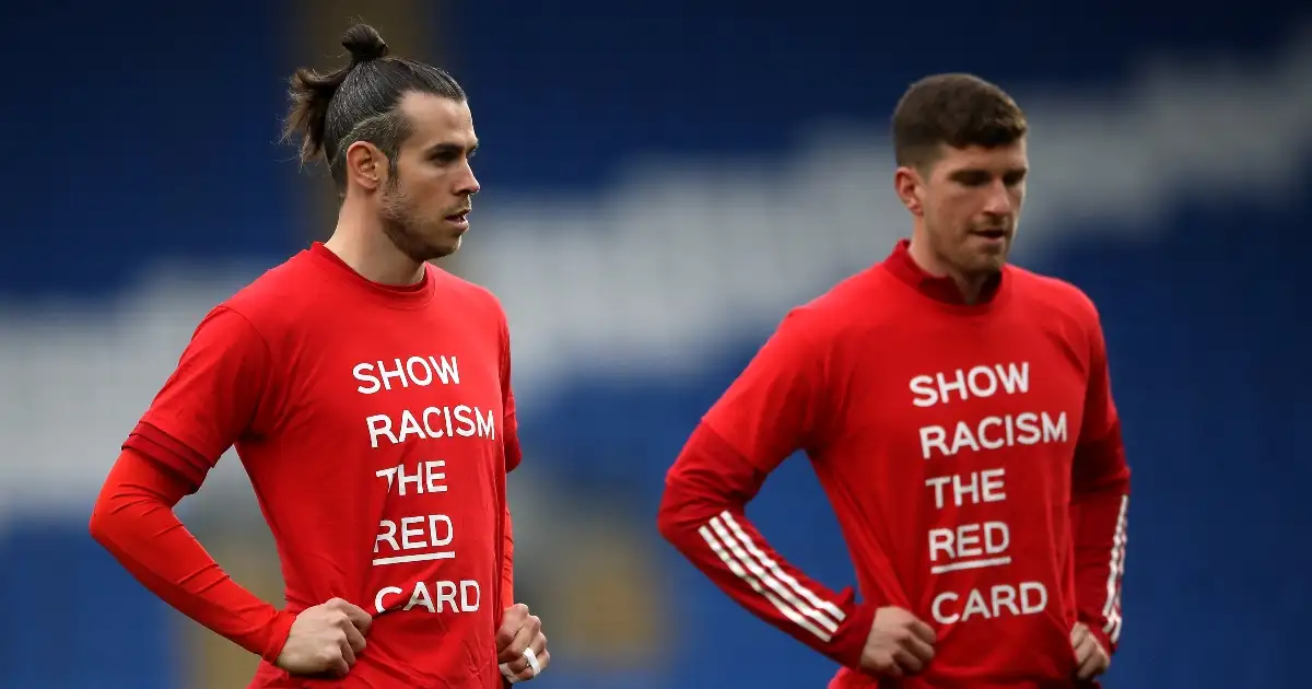 Watch: Gareth Bale elbows player alleged to have racially abused Kamara