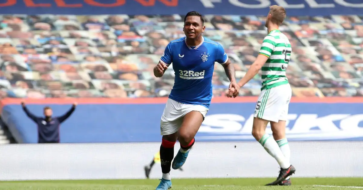 Watch: Alfredo Morelos nutmegs Scott Brown before scoring against Celtic