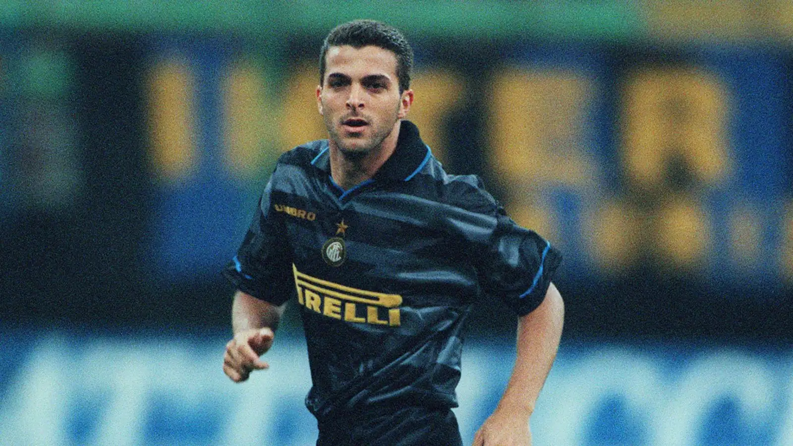 Ze Elias in action for Inter Milan against Neuchatel Xamax in the UEFA Cup. San Siro, Milan, September 19 1997.