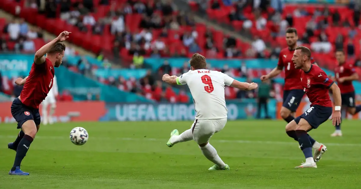 Watch: England captain Harry Kane denied first Euros goal by superb save