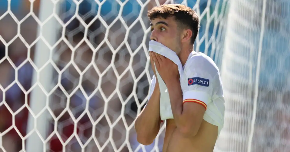 Watch: Spain star Pedri scores bizarre own goal in Euro 2020 game v Croatia