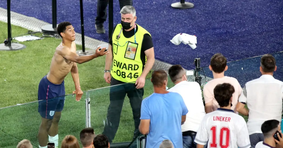 Watch: Jude Bellingham gives his match-shirt to Birmingham City fans