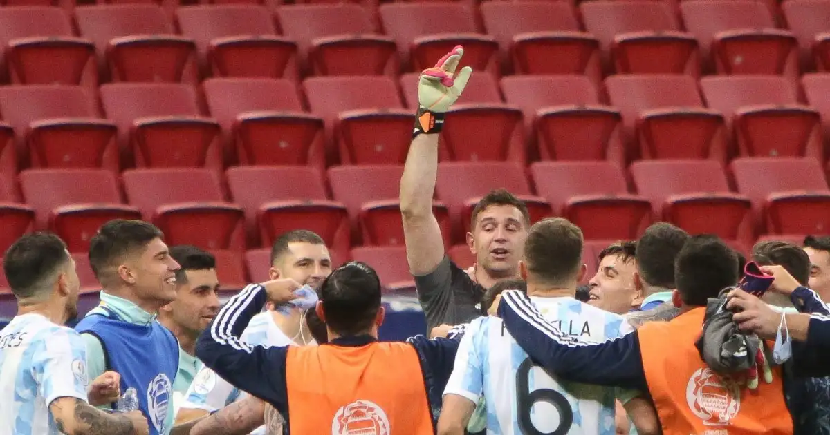 Watch: Argentina make Copa final after Villa keeper Martinez saves three pens