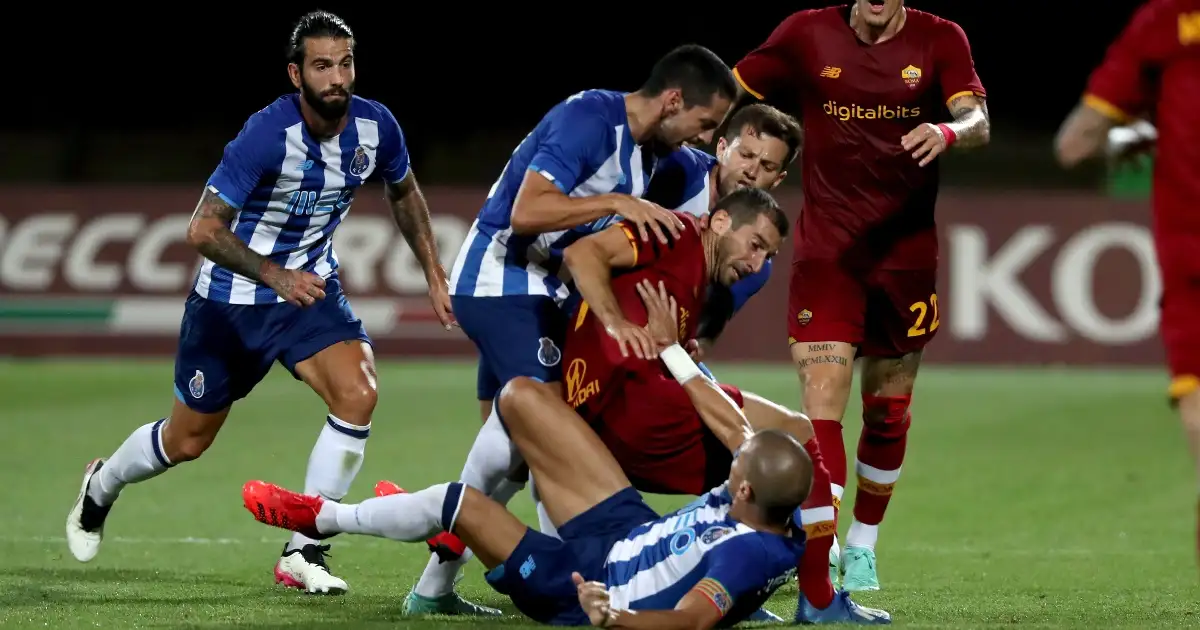 Watch: Pepe sparks brawl in friendly against Jose Mourinho’s Roma