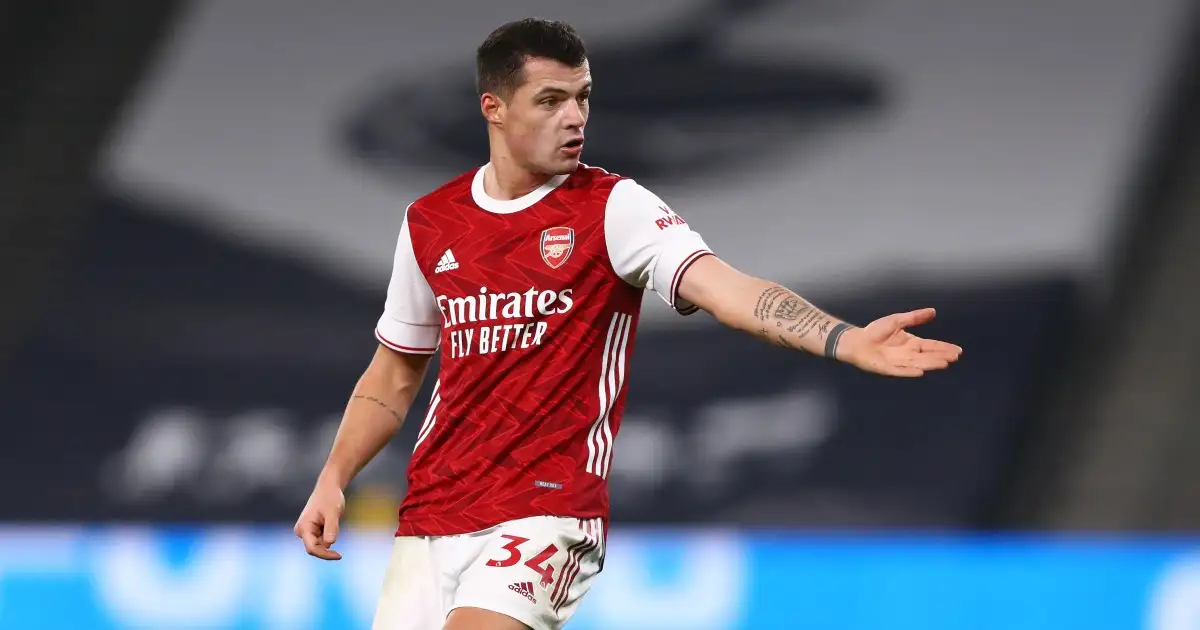 Comparing Arsenal’s record with and without Granit Xhaka in 2020-21