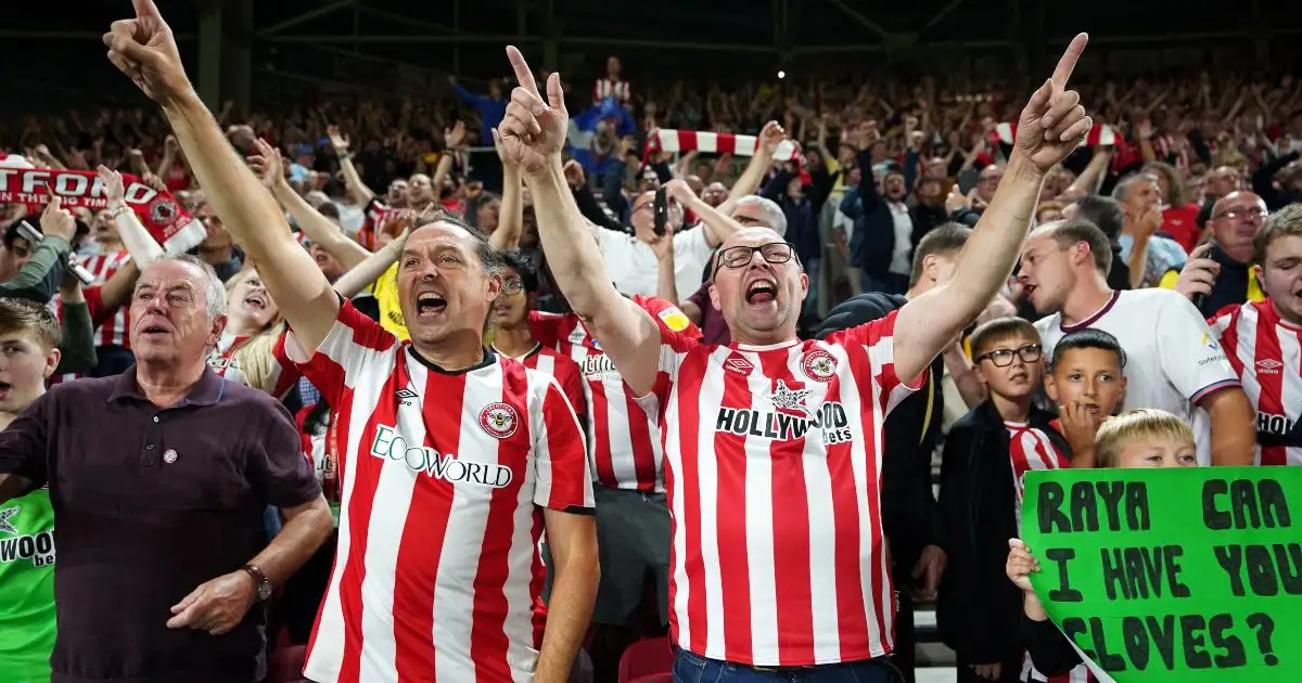 Watch: Brentford fans hilariously taunt Arsenal with two new chants