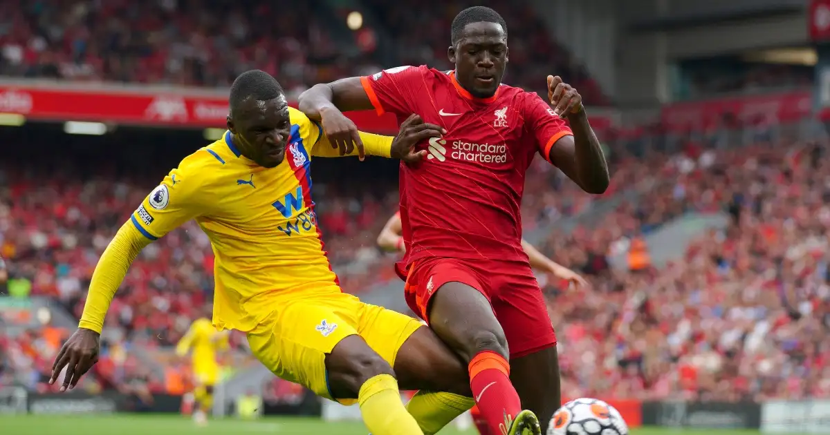 Five Ibrahima Konate stats from his flawless Liverpool debut vs Palace
