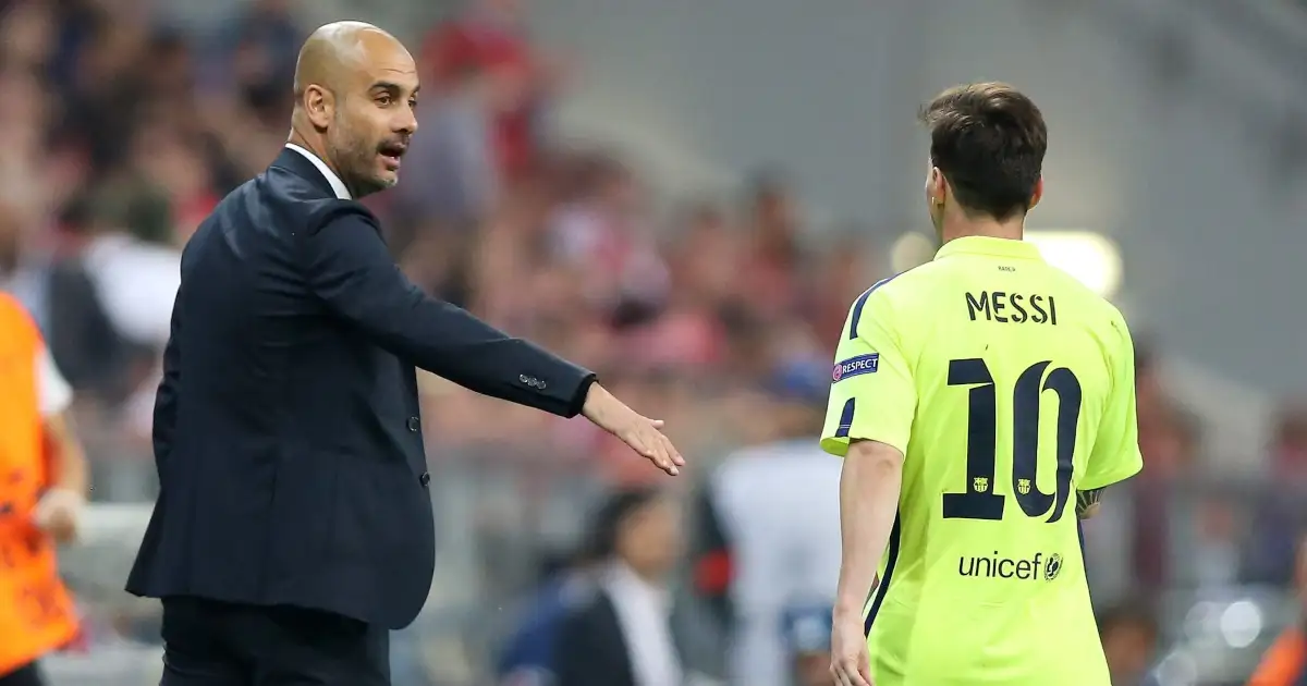 The four times Lionel Messi has faced a Pep Guardiola team and how he fared