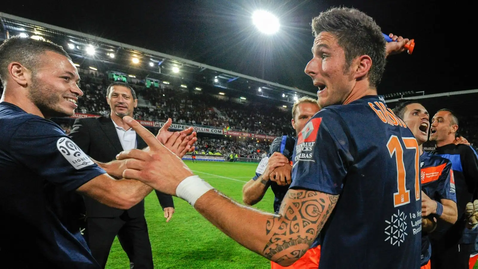 The story of Olivier Giroud inspiring Montpellier to the title ahead of PSG