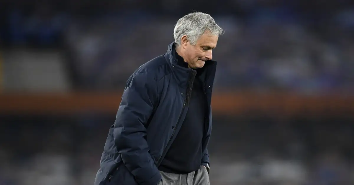 Watch: Mourinho looks like he’s sucked a lemon as Roma concede six