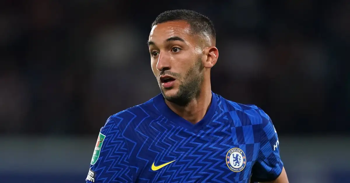 Watch: Chelsea’s Hakim Ziyech destroys Zaha with magical skill