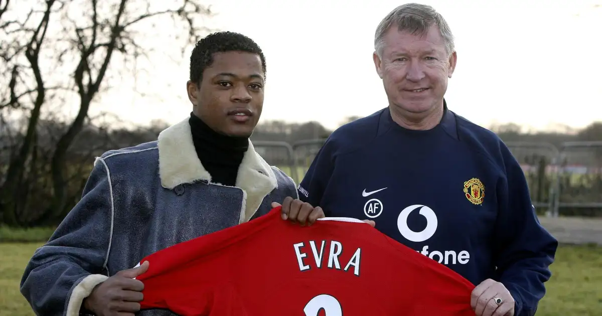 Watch: Touching moment as Evra signs copy of his new book for Fergie
