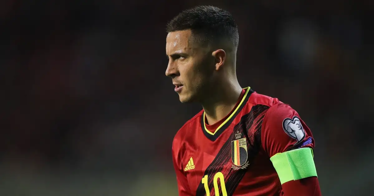 Watch: Real Madrid star Eden Hazard misses glorious chance for Belgium