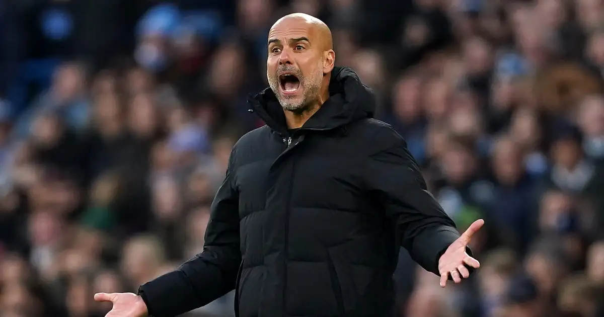 Watch: Pep Guardiola throws some funky shapes on the touchline