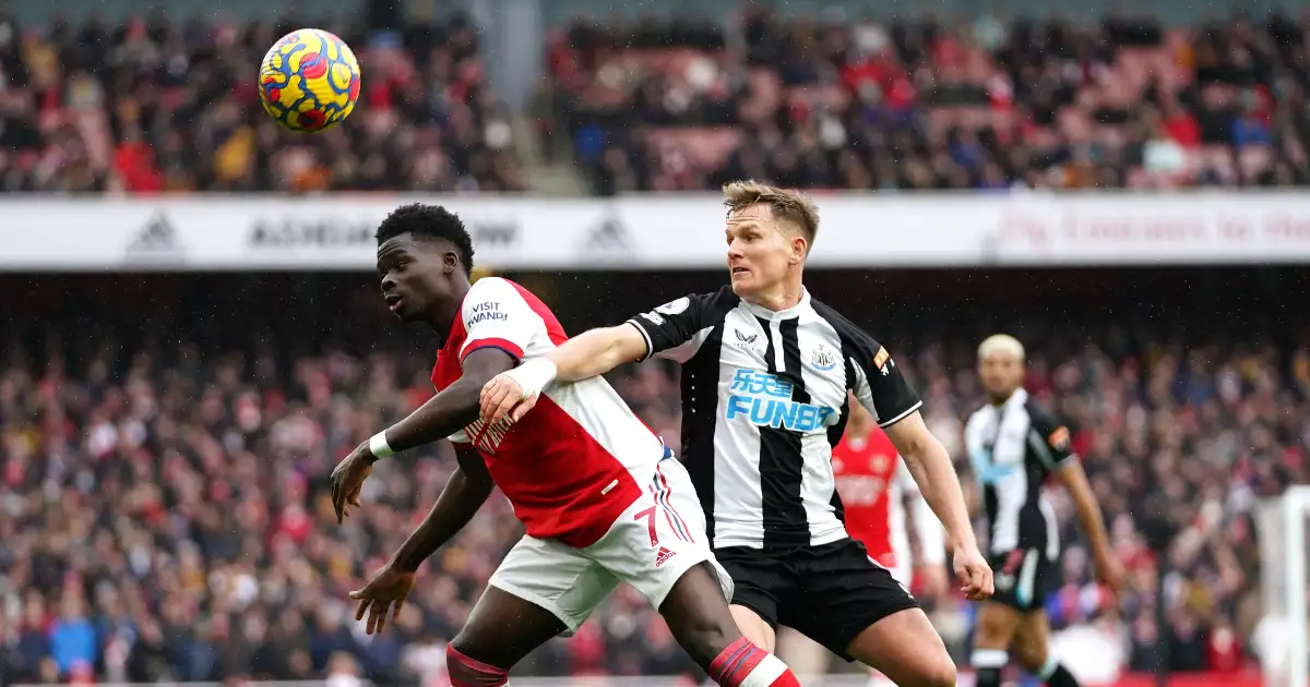 Watch: Arsenal’s Saka misses chance after stunning Lokonga through pass