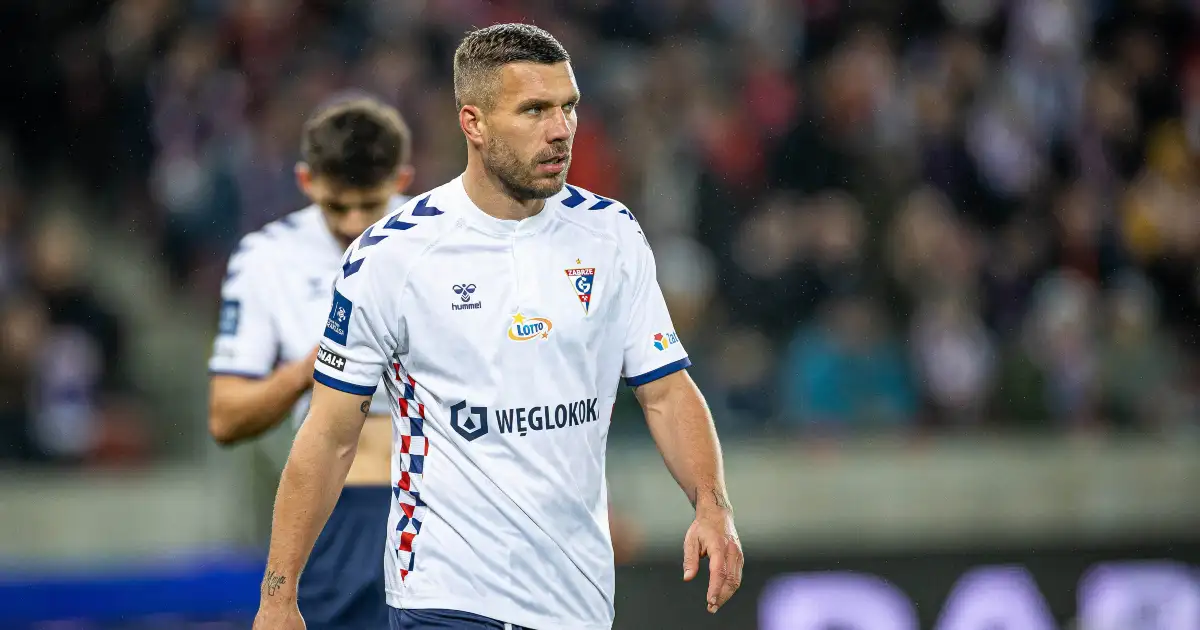 Watch: Ex-Arsenal man Podolski scores real thunderb*stard in Poland