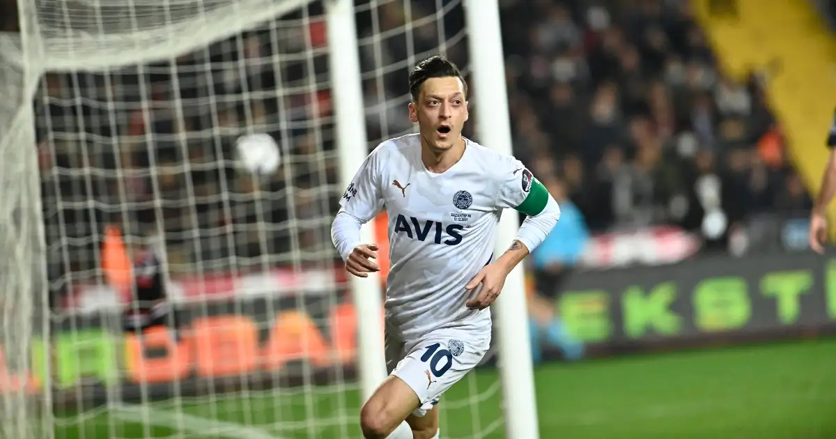 Watch: Ex-Arsenal star Mesut Ozil scores with signature ‘bounce’ finish