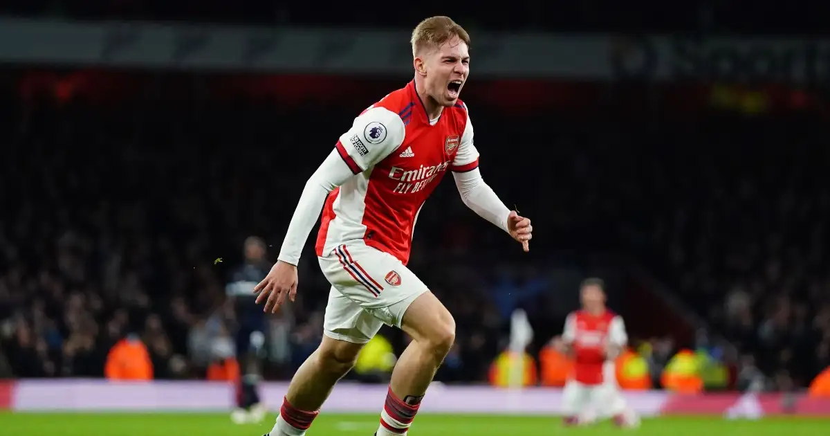How Emile Smith Rowe compares with Kevin De Bruyne in 2021-22