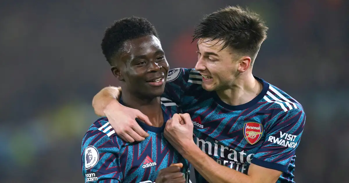 Watch: Bukayo Saka produces filthy nutmeg during Arsenal win v Wolves