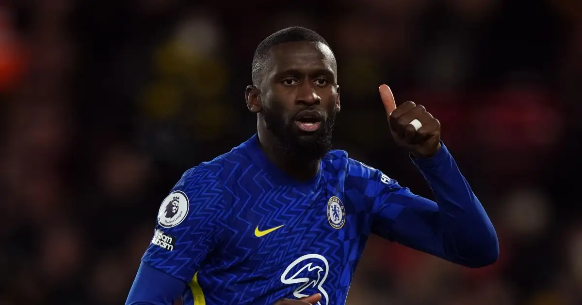 Watch: Chelsea’s Antonio Rudiger boots the ball at Tanguy Ndombele