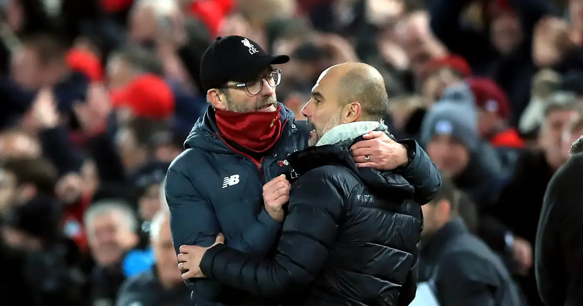 FM22 simulates what would happen if Klopp & Guardiola switched jobs