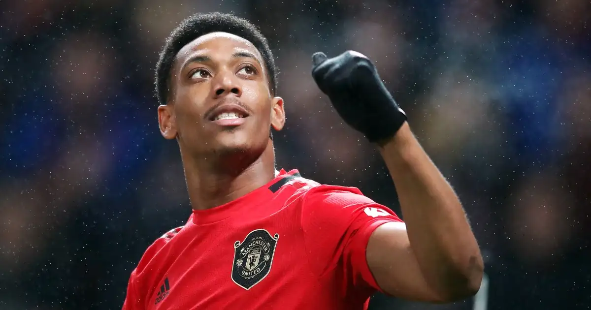 Comparing Man Utd’s record with and without Anthony Martial