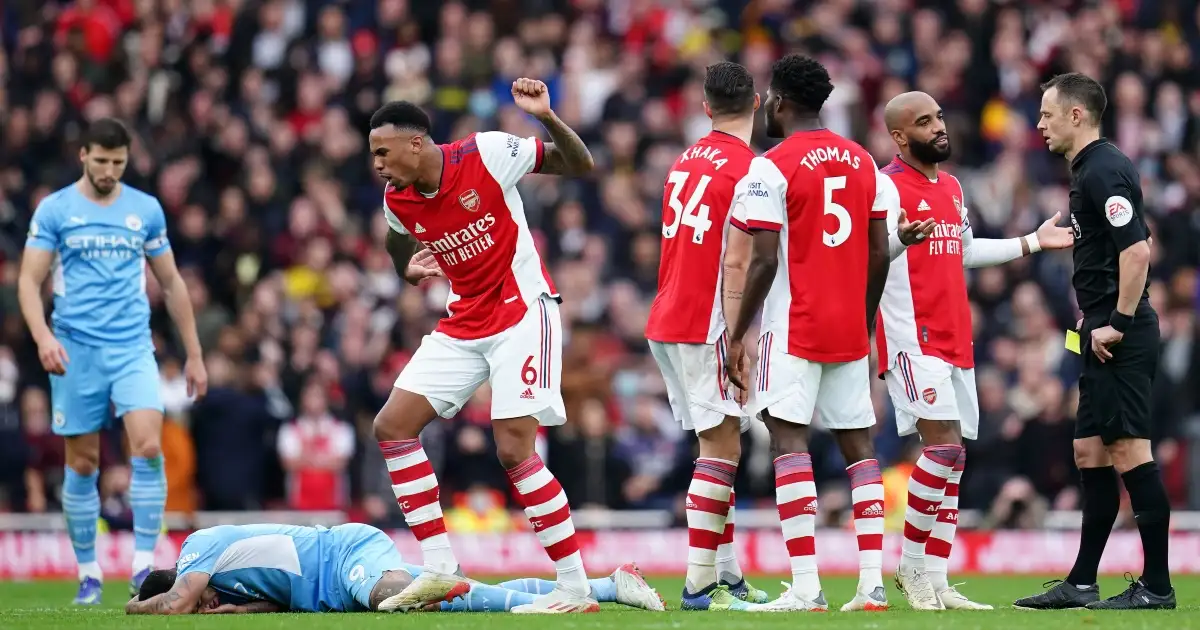 The 20 teams with the most red cards in PL history: Arsenal 1st…