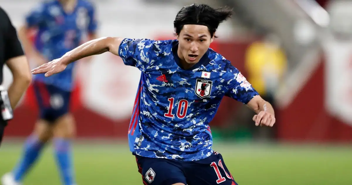 Watch: Liverpool’s Takumi Minamino coolly slots home for Japan in WCQ