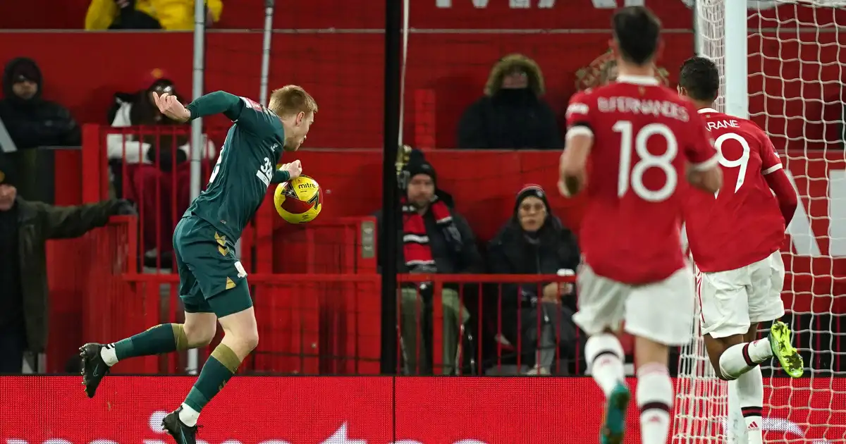 Watch: Boro score controversial handball equaliser against Man Utd
