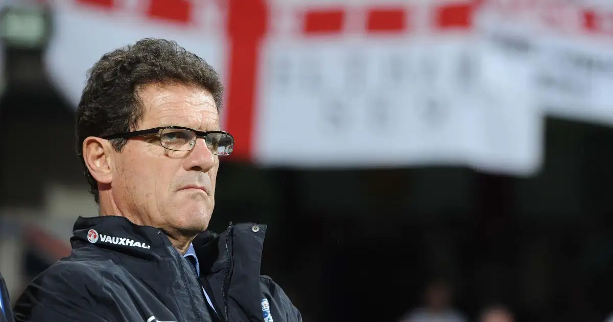 Can you name England’s XI from Fabio Capello’s final game in charge?