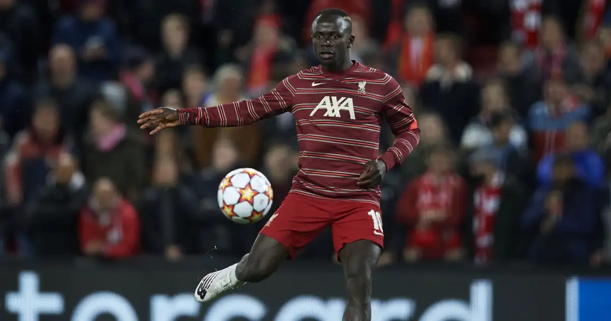 Watch: Mane returns to Liverpool training and scores stunning goal