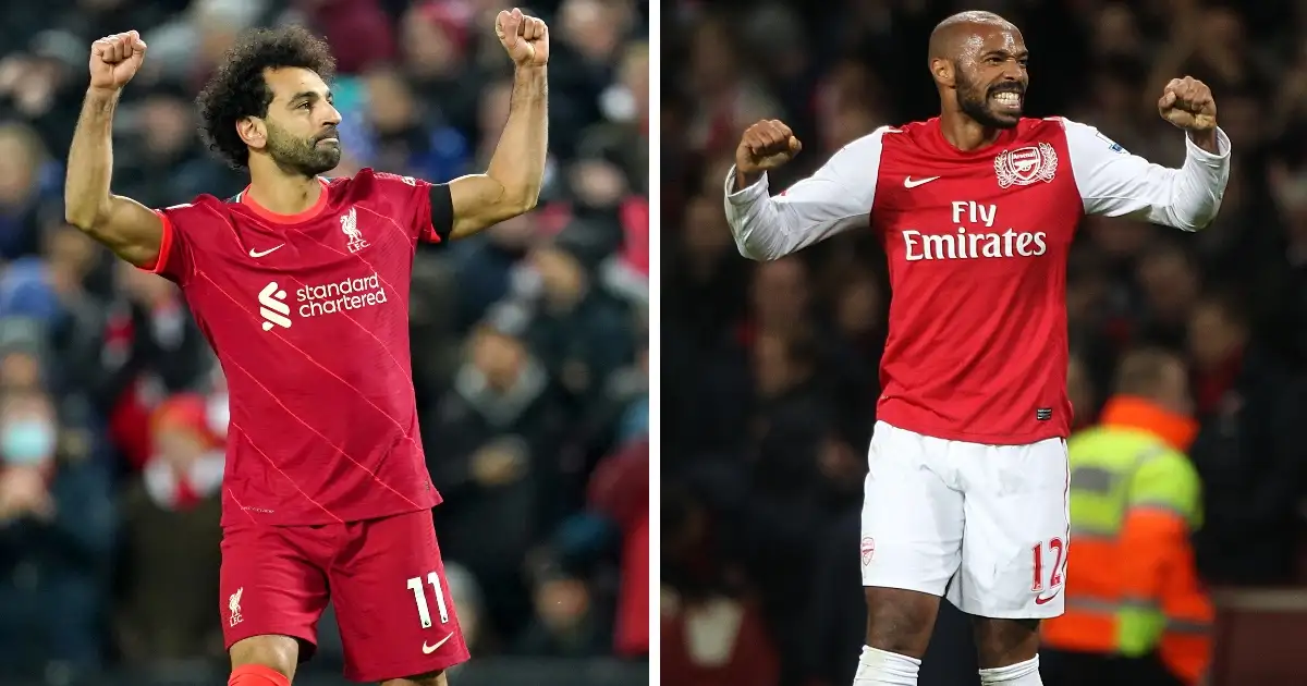 Comparing Mo Salah’s Liverpool record to Thierry Henry’s at Arsenal