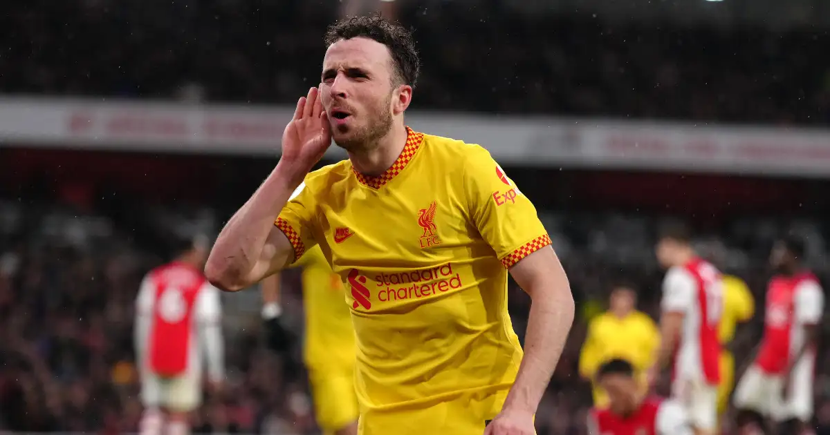 Watch: Liverpool’s Diogo Jota controversially awarded goal by VAR
