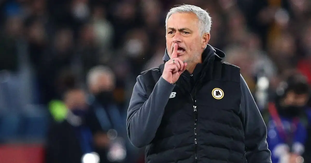 Watch: Mourinho brutally shuts down reporter asking about Ten Hag