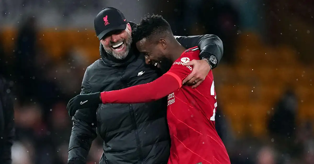 Watch: Origi and Klopp’s emotional hug after vital Liverpool win