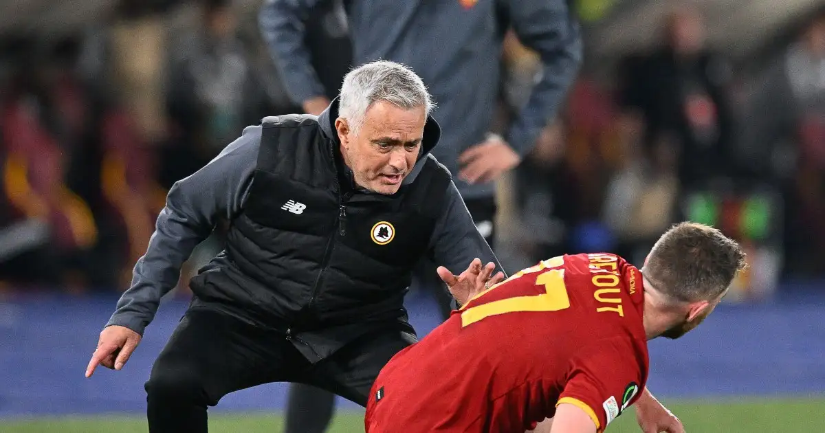 Watch: Emotional Mourinho cries as Roma make Conference League final