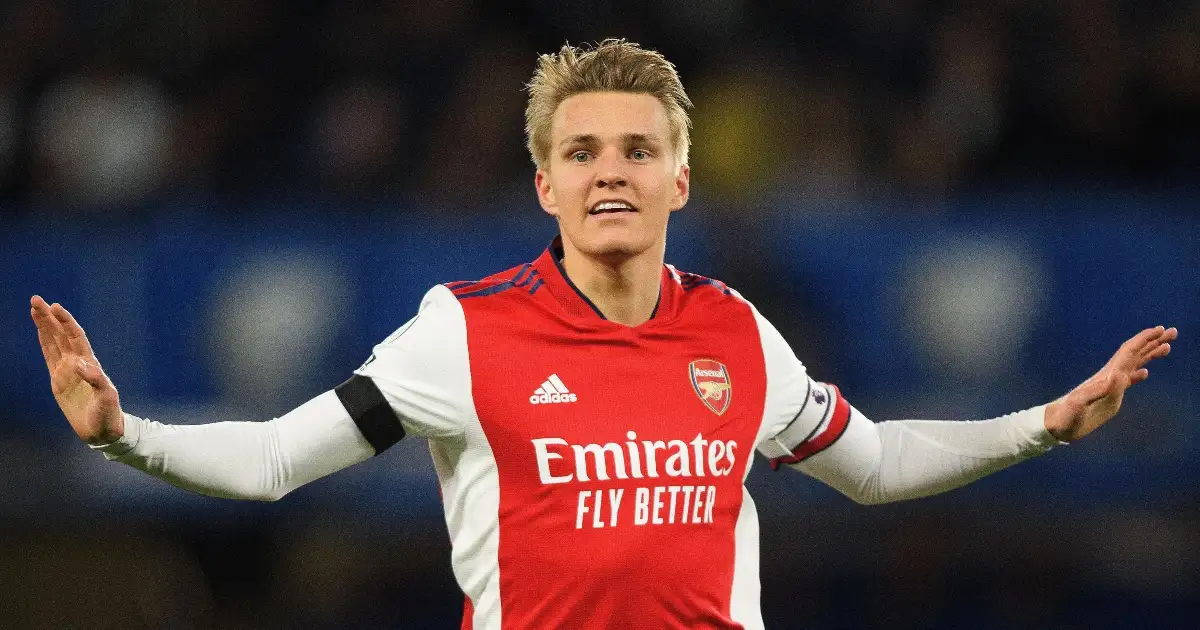 Watch: Odegaard destroys Leeds defender with Ozil-esque chip touch