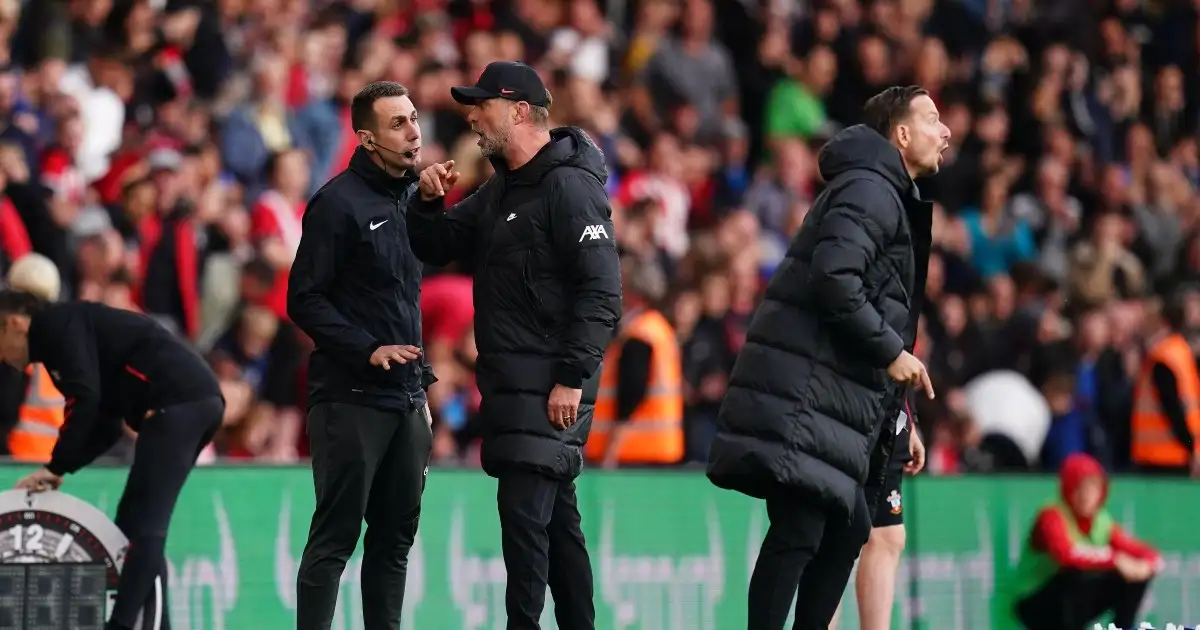 Watch: Liverpool and Klopp furious with ‘blatant’ foul ignored by VAR