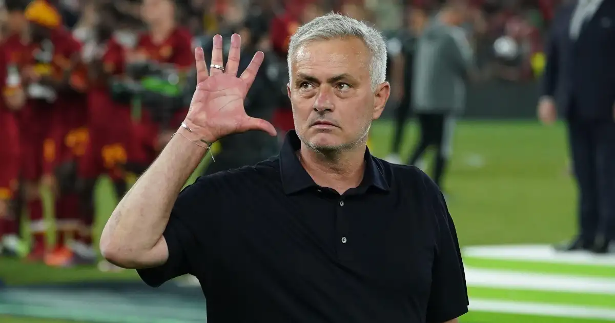 Mourinho’s five-finger salute hailed Roma glory & Conference League joy